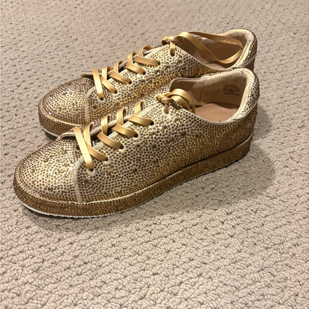 I.N.C. Gold Women's Sneakers 8.5